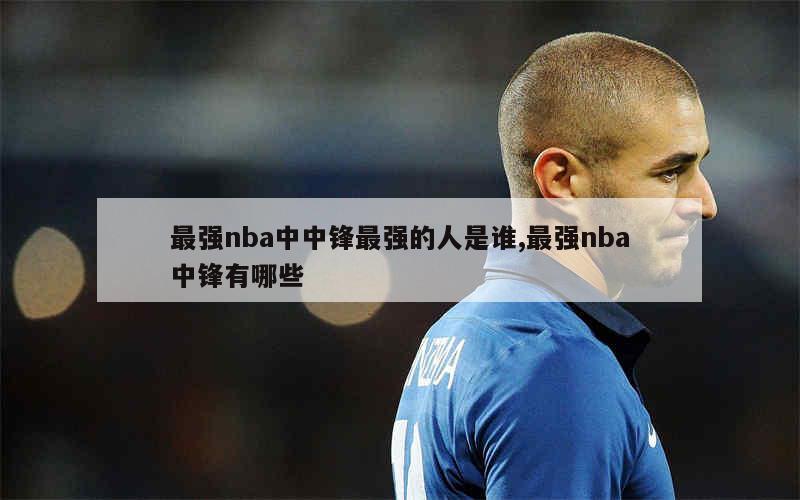 最强nba中中锋最强的人是谁,最强nba中锋有哪些