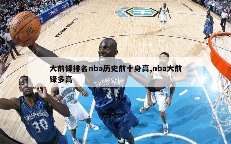 大前锋排名nba历史前十身高,nba大前锋多高