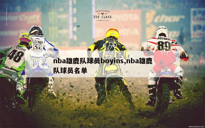 nba雄鹿队球员boyins,nba雄鹿队球员名单