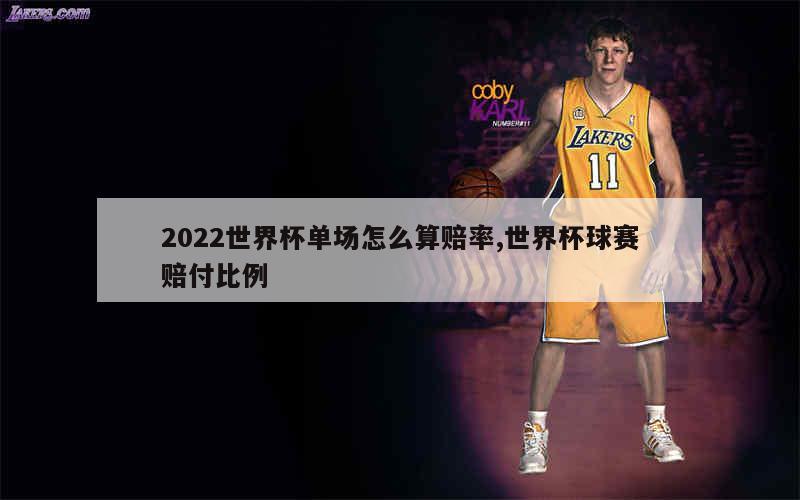 2022世界杯单场怎么算赔率,世界杯球赛赔付比例