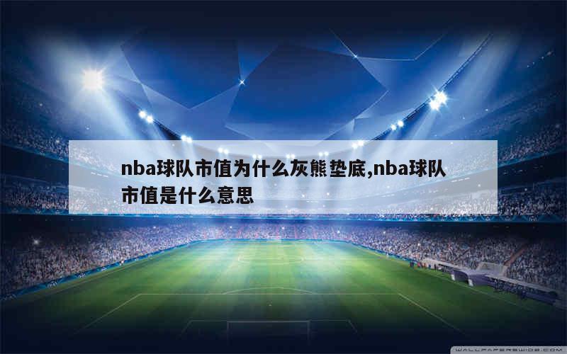 nba球队市值为什么灰熊垫底,nba球队市值是什么意思