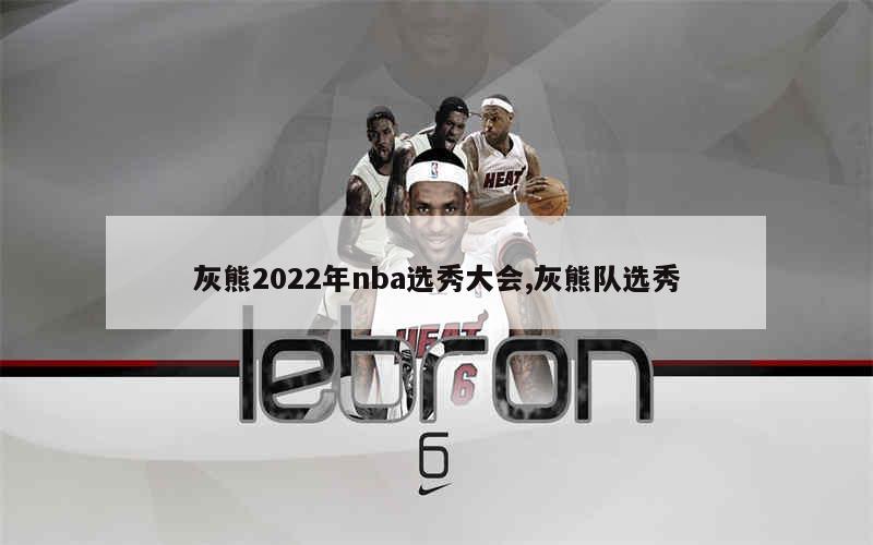 灰熊2022年nba选秀大会,灰熊队选秀