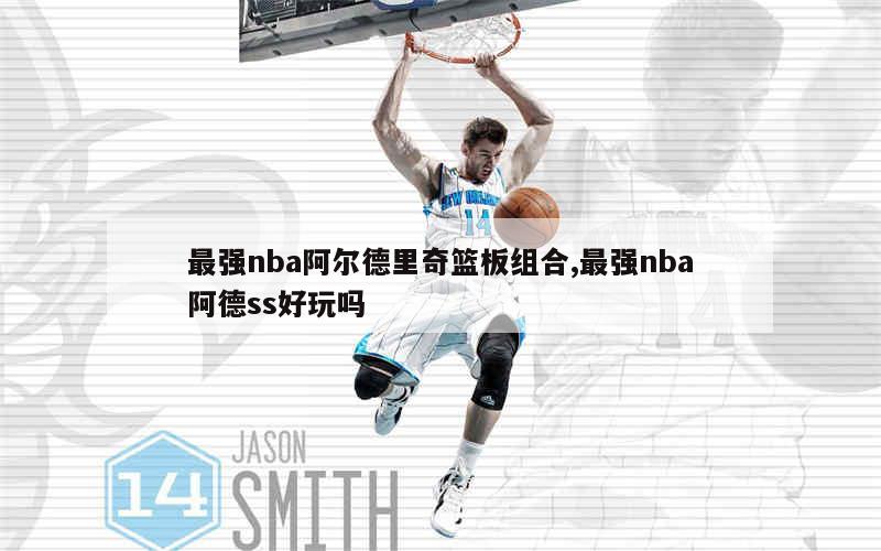 最强nba阿尔德里奇篮板组合,最强nba阿德ss好玩吗