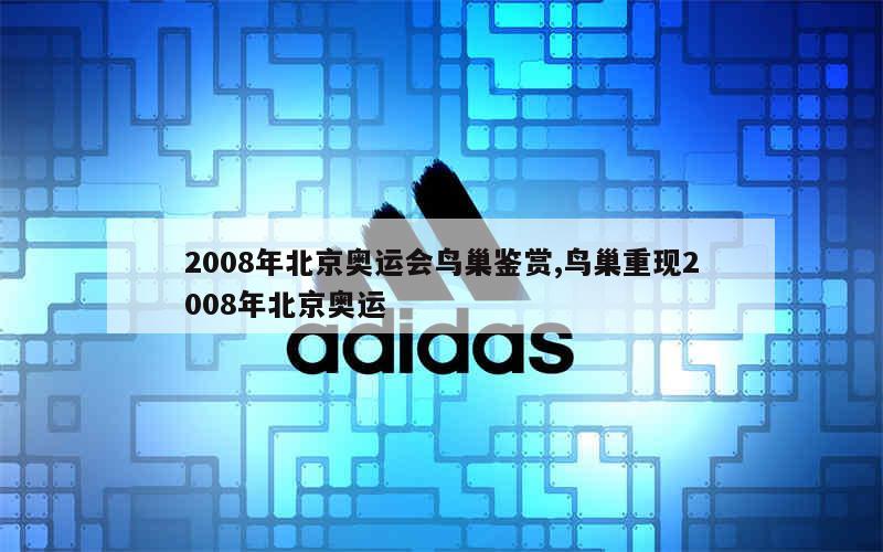 2008年北京奥运会鸟巢鉴赏,鸟巢重现2008年北京奥运