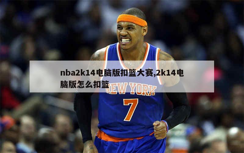 nba2k14电脑版扣篮大赛,2k14电脑版怎么扣篮