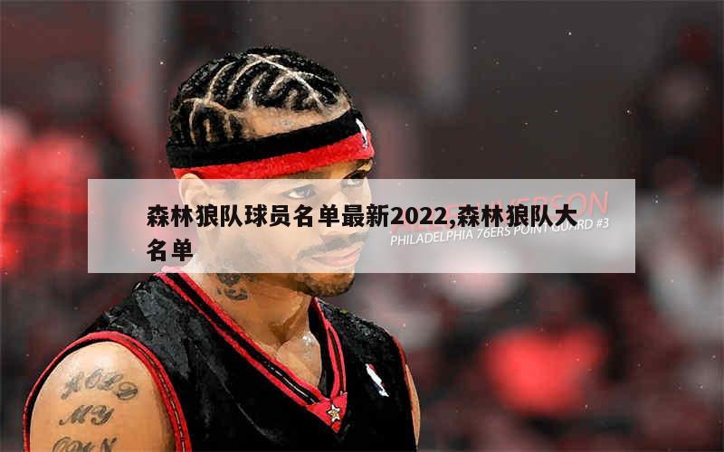 森林狼队球员名单最新2022,森林狼队大名单